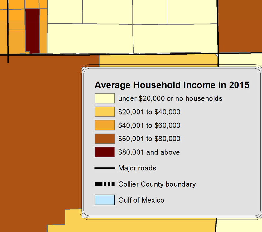 Average Household Income in 2015